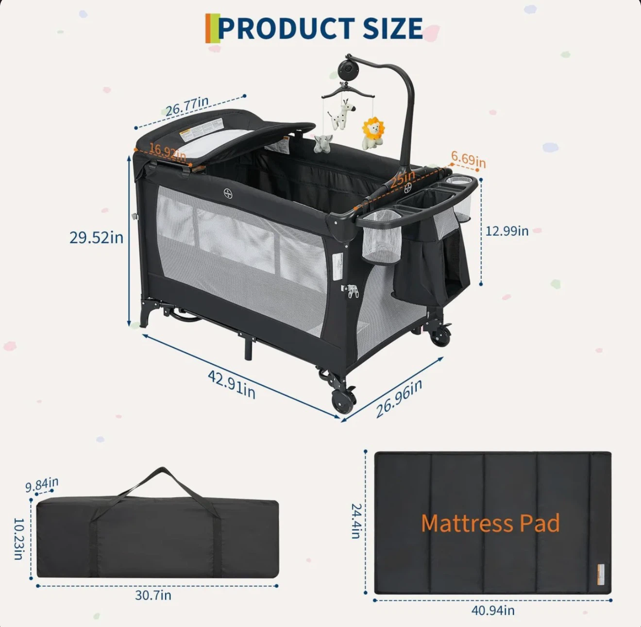 5-in-1 Playard for Babies and Toddlers - photo 2