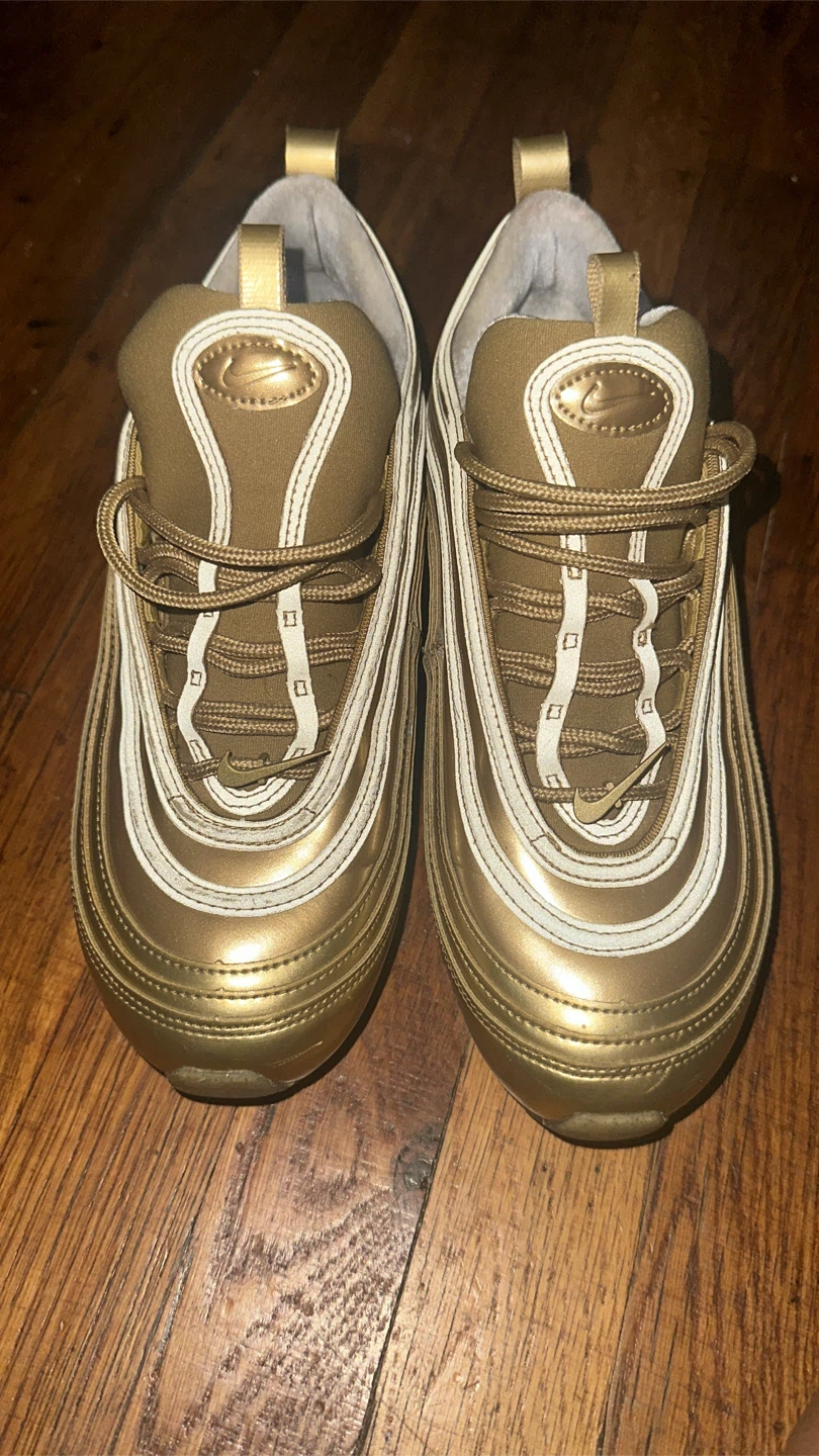 Nike Air Max 97 Gold Metallic Sneakers