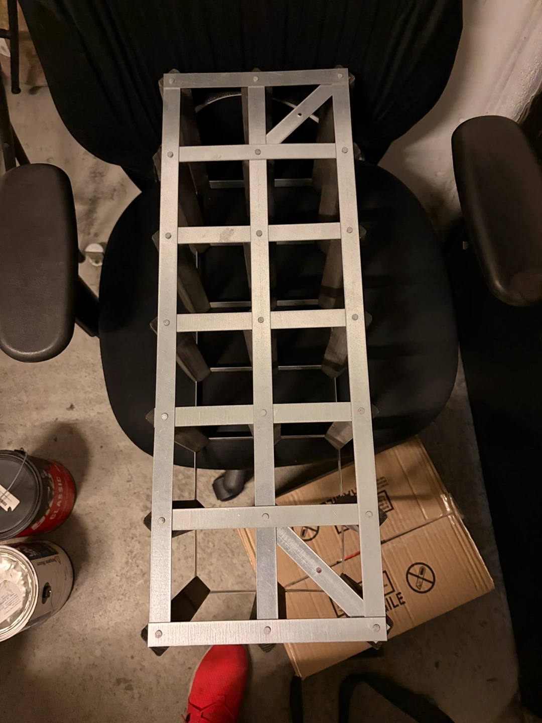 Wooden and Metal Wine Rack - photo 2