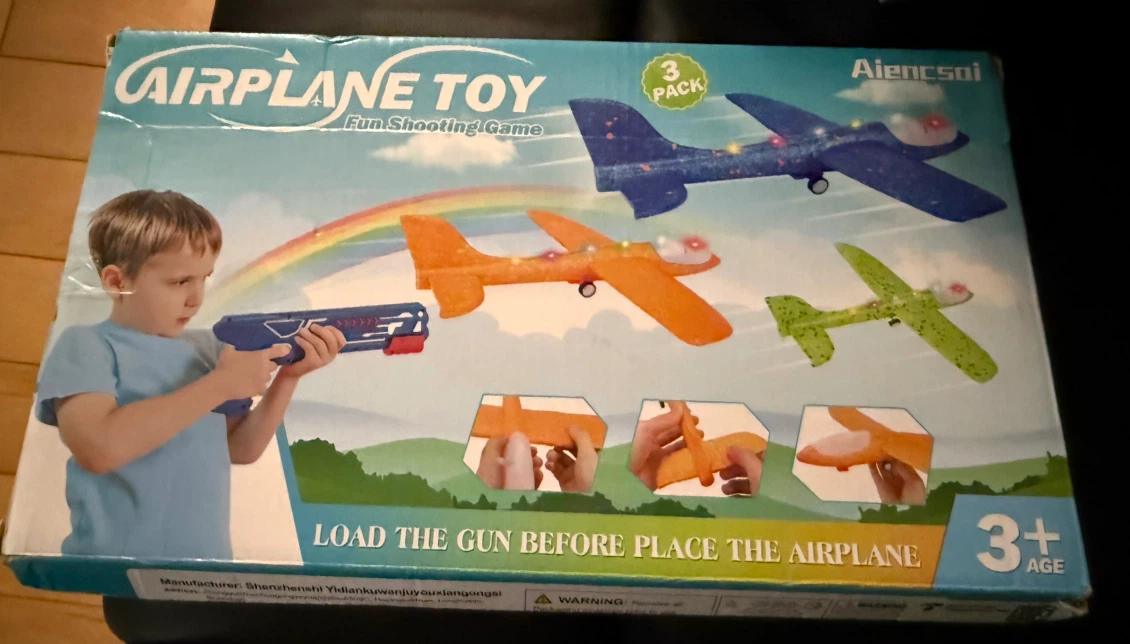 Airplane Toy Fun Shooting Game 3 Pack