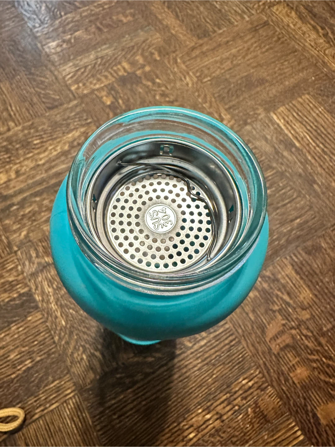 Motivational Glass Water Bottle with Bamboo Lid - photo 4