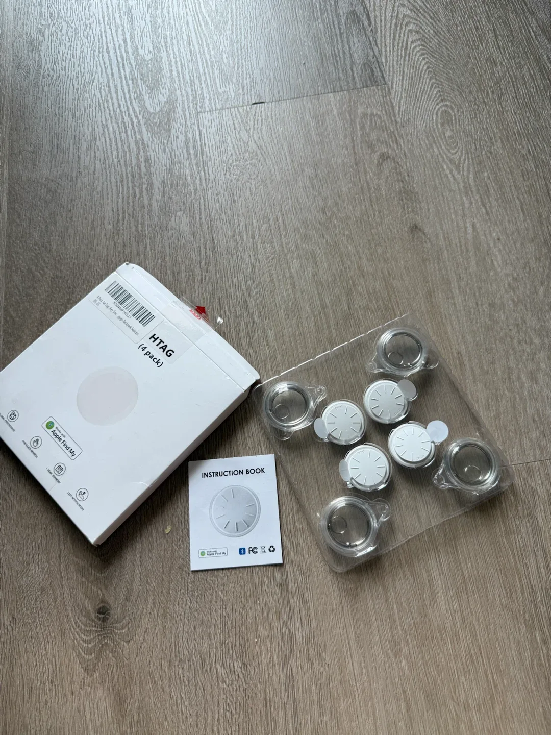 HTAG 4 Pack Air Tags Key Finder