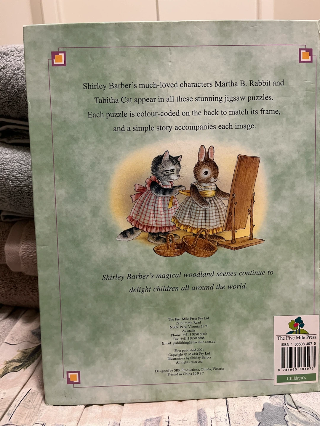 Shirley Barber's Martha B. Rabbit Jigsaw Book - photo 2