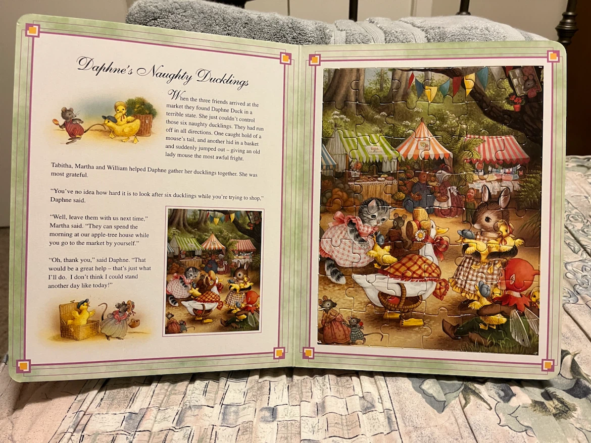 Shirley Barber's Martha B. Rabbit Jigsaw Book - photo 4