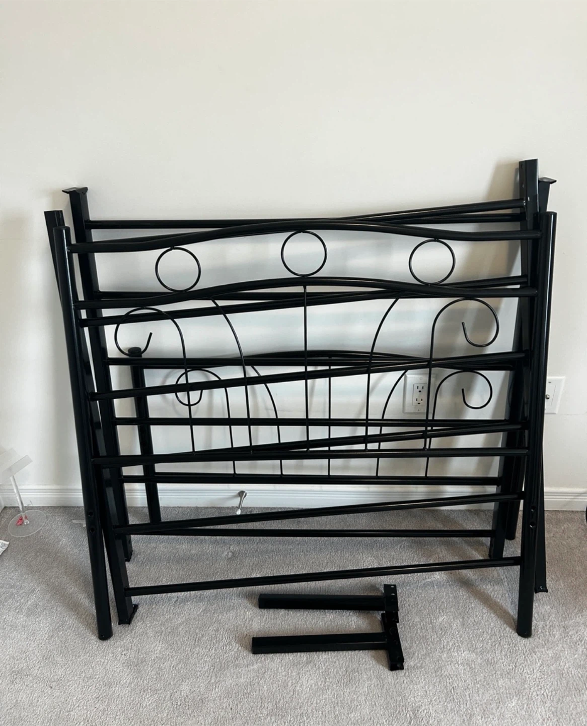 Black Metal Bed Frame