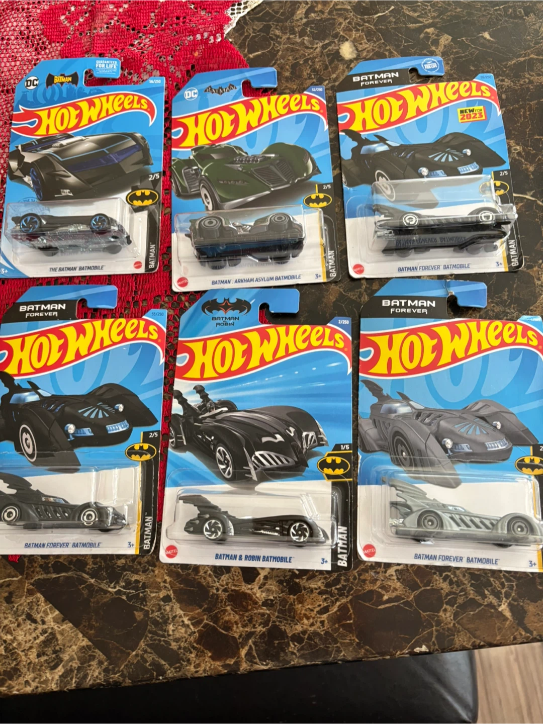 6 Hot Wheels Batman Die-Cast Cars - Assorted Models - photo 2
