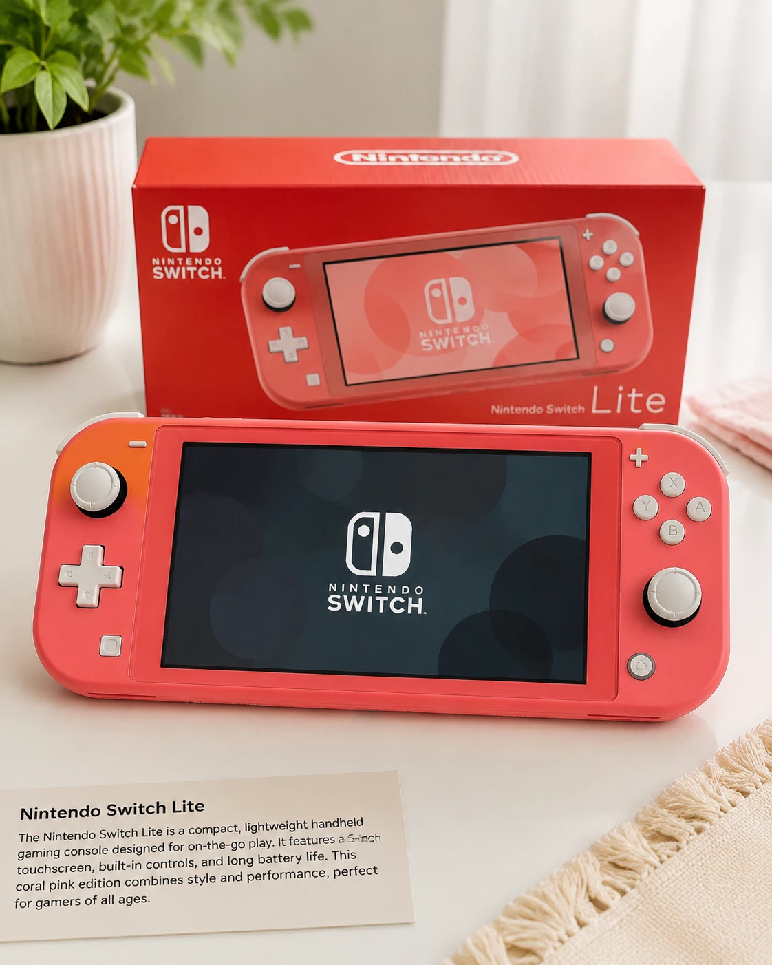 Nintendo Switch Lite Coral Pink
