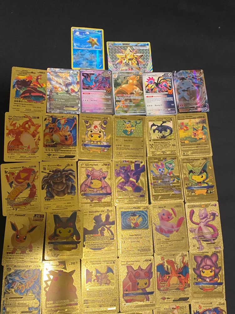 Collection of Gold Pokemon Cards - photo 4