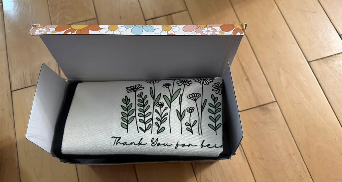 Daisy Thank You Tote Bag & Pouch Set - photo 2