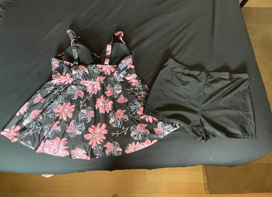 SHEIN 3XL Floral Swimsuit Tankini Set - photo 2