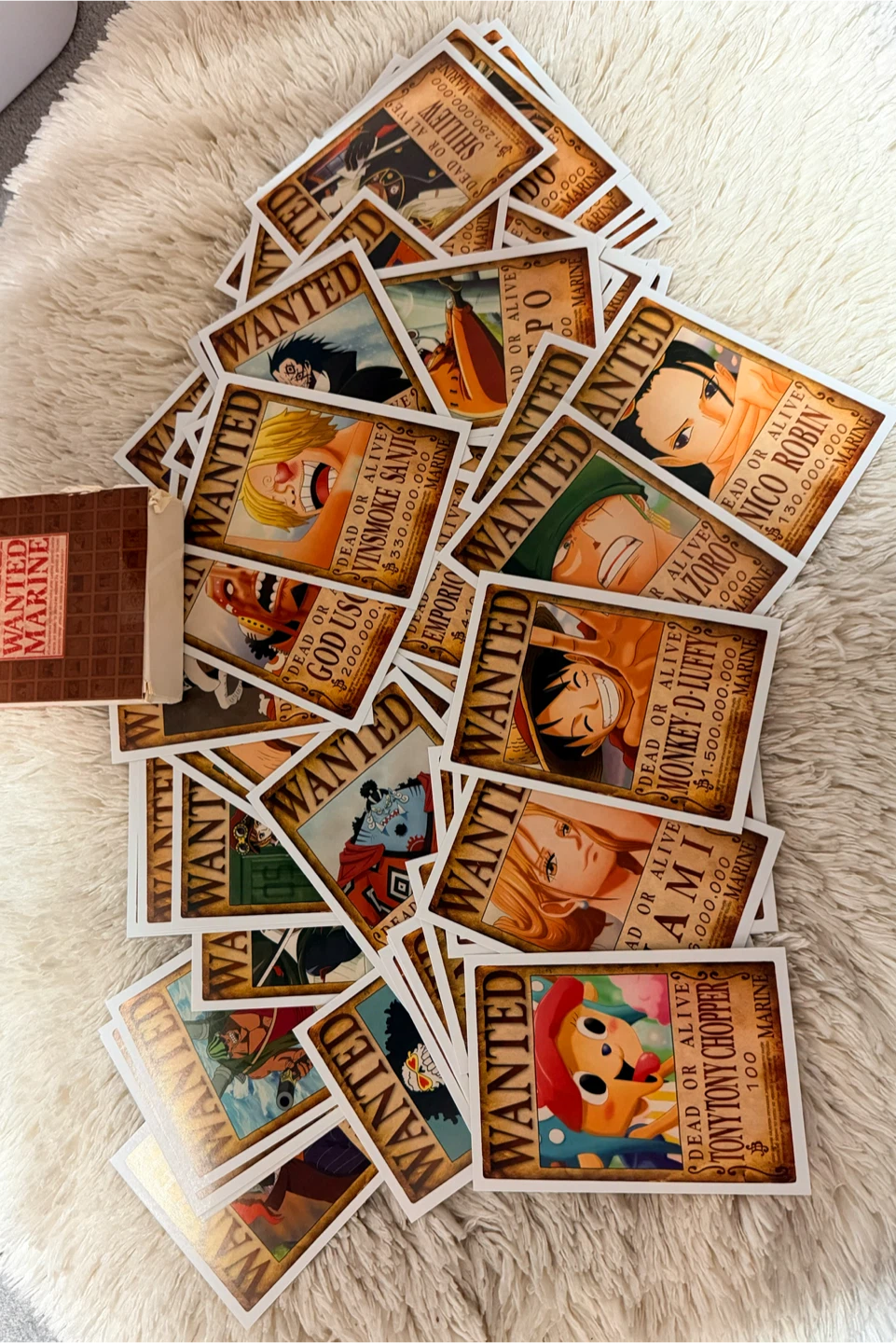 One Piece Wanted Posters Set