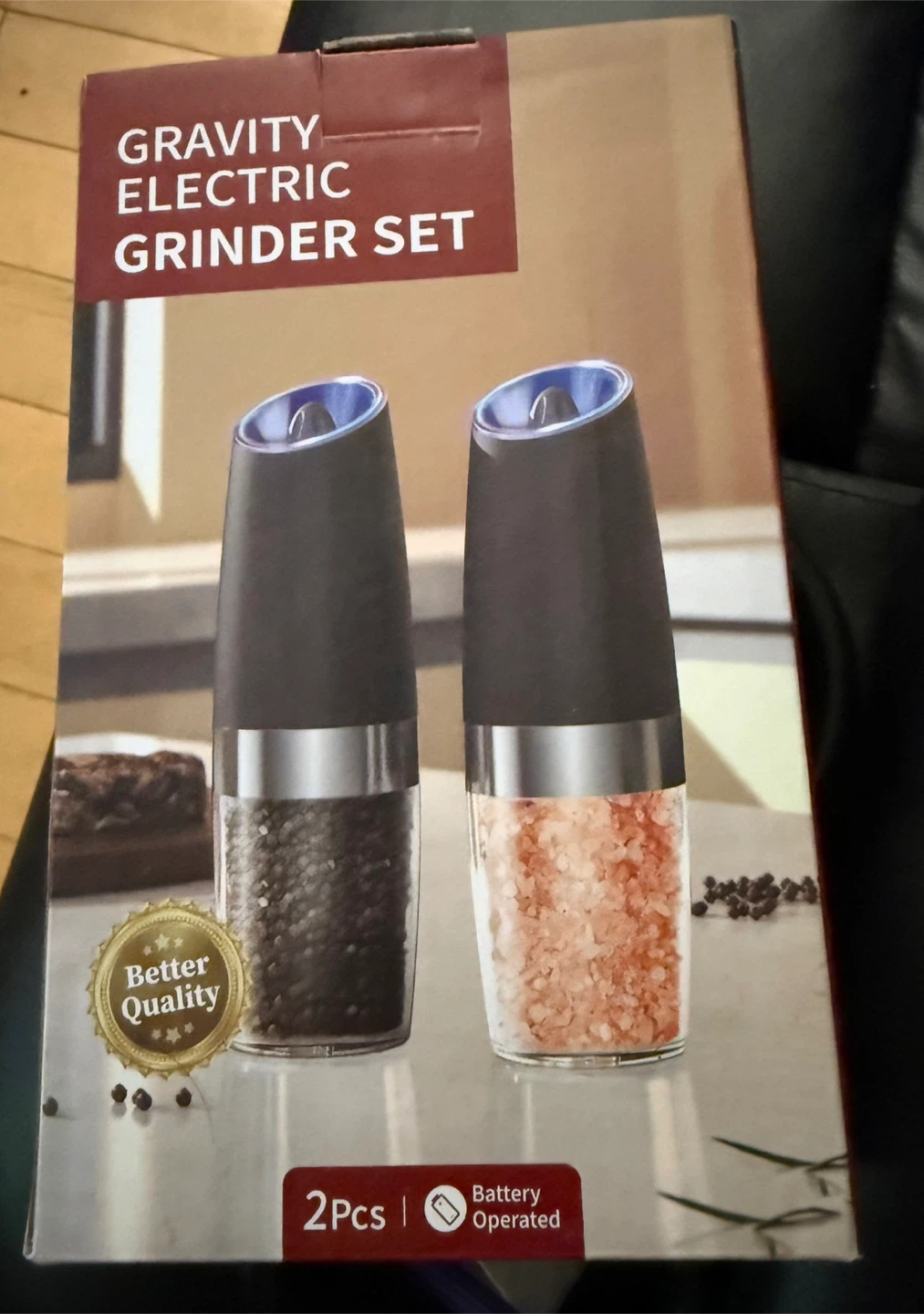 Gravity Electric Grinder Set - 2 Pcs