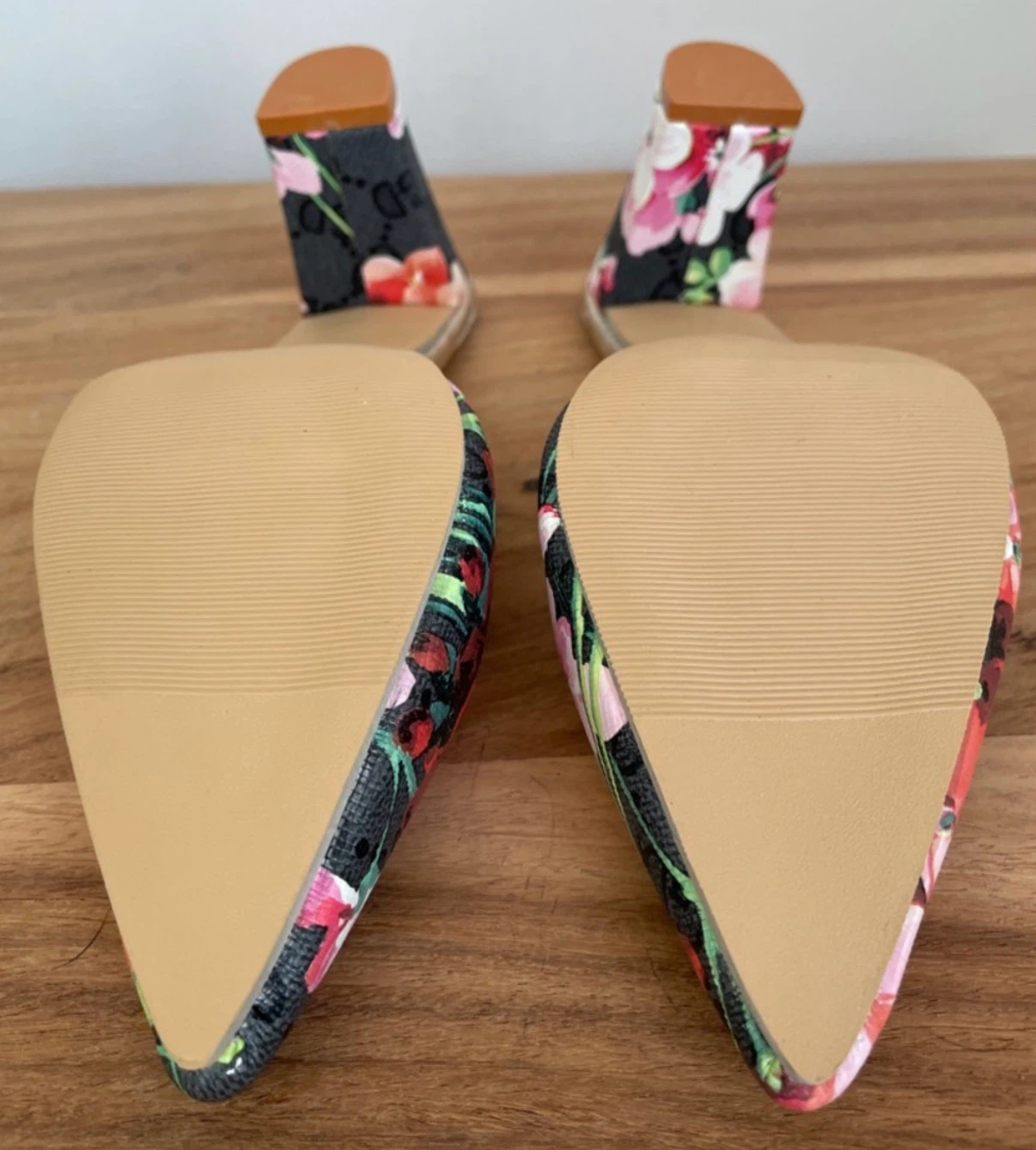 Floral Block Heel Mules - photo 4