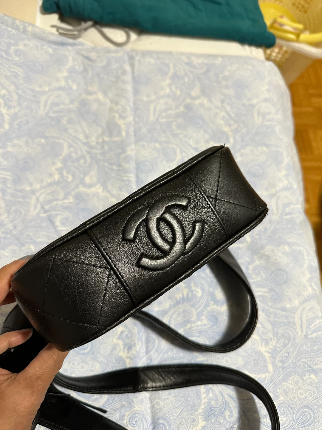 Chanel Quilted Leather Camera Bag with Tassel