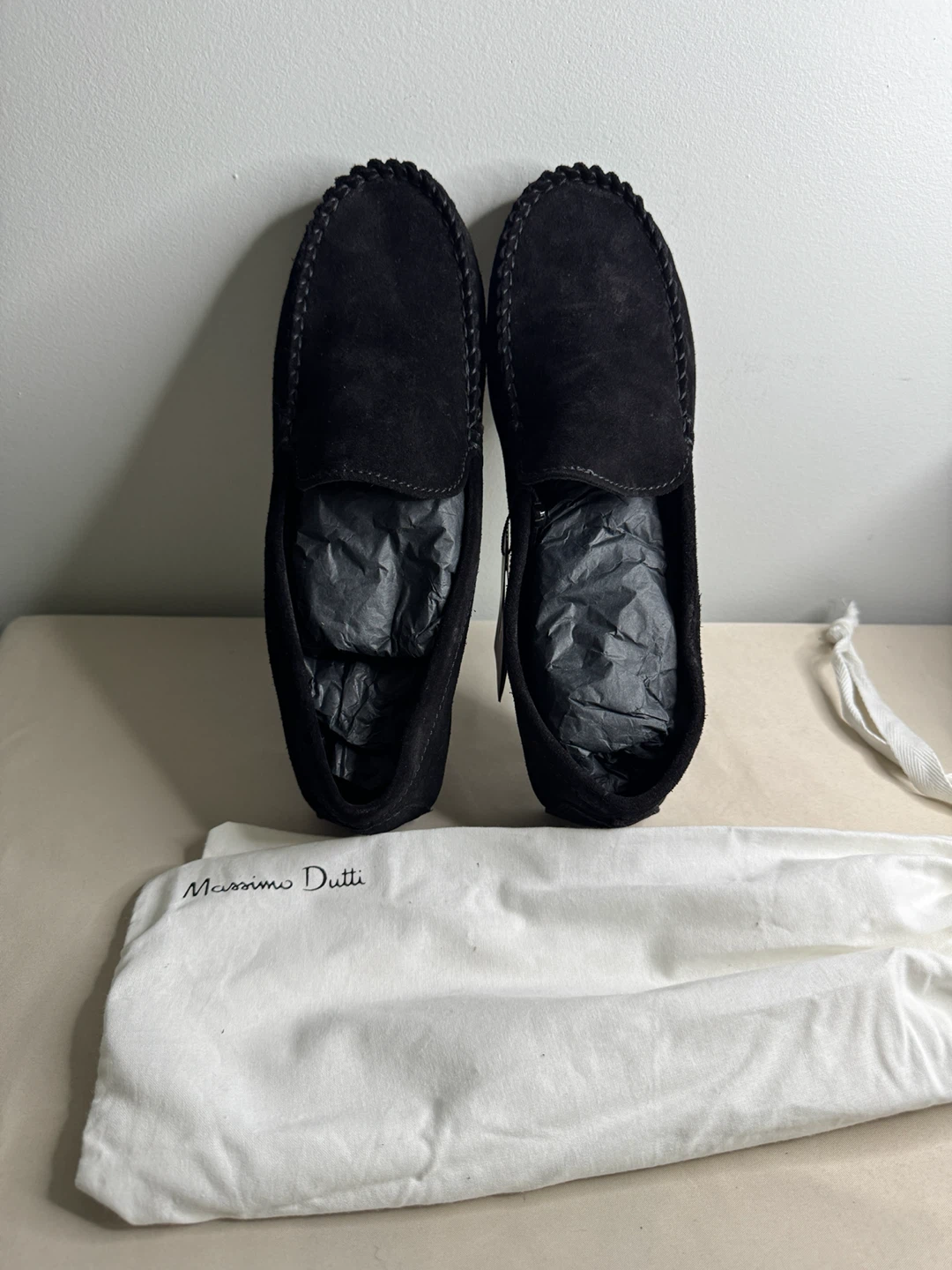 Massimo Dutti Black Loafers – Size 40 / 9