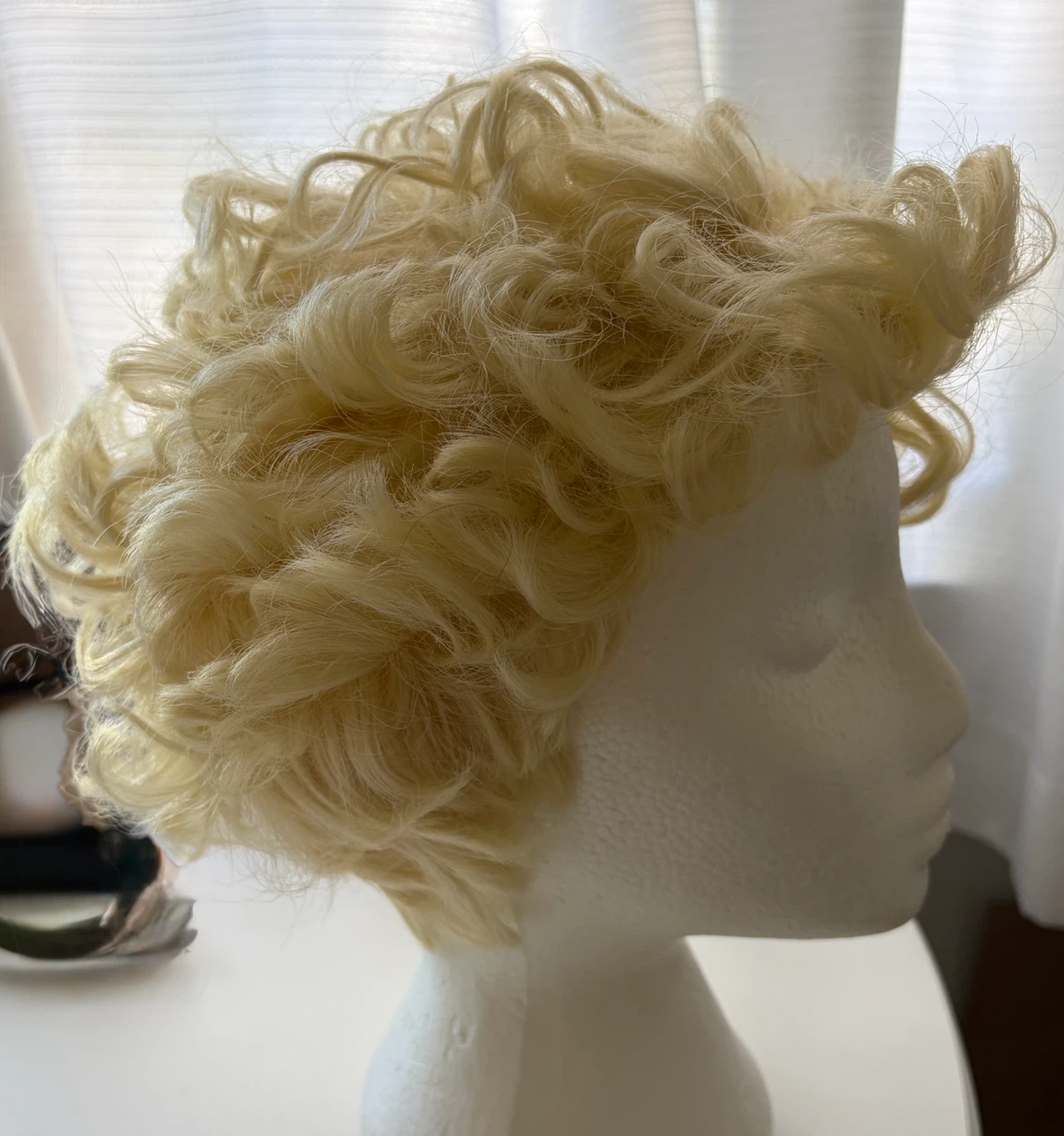 Blonde Curly Wig