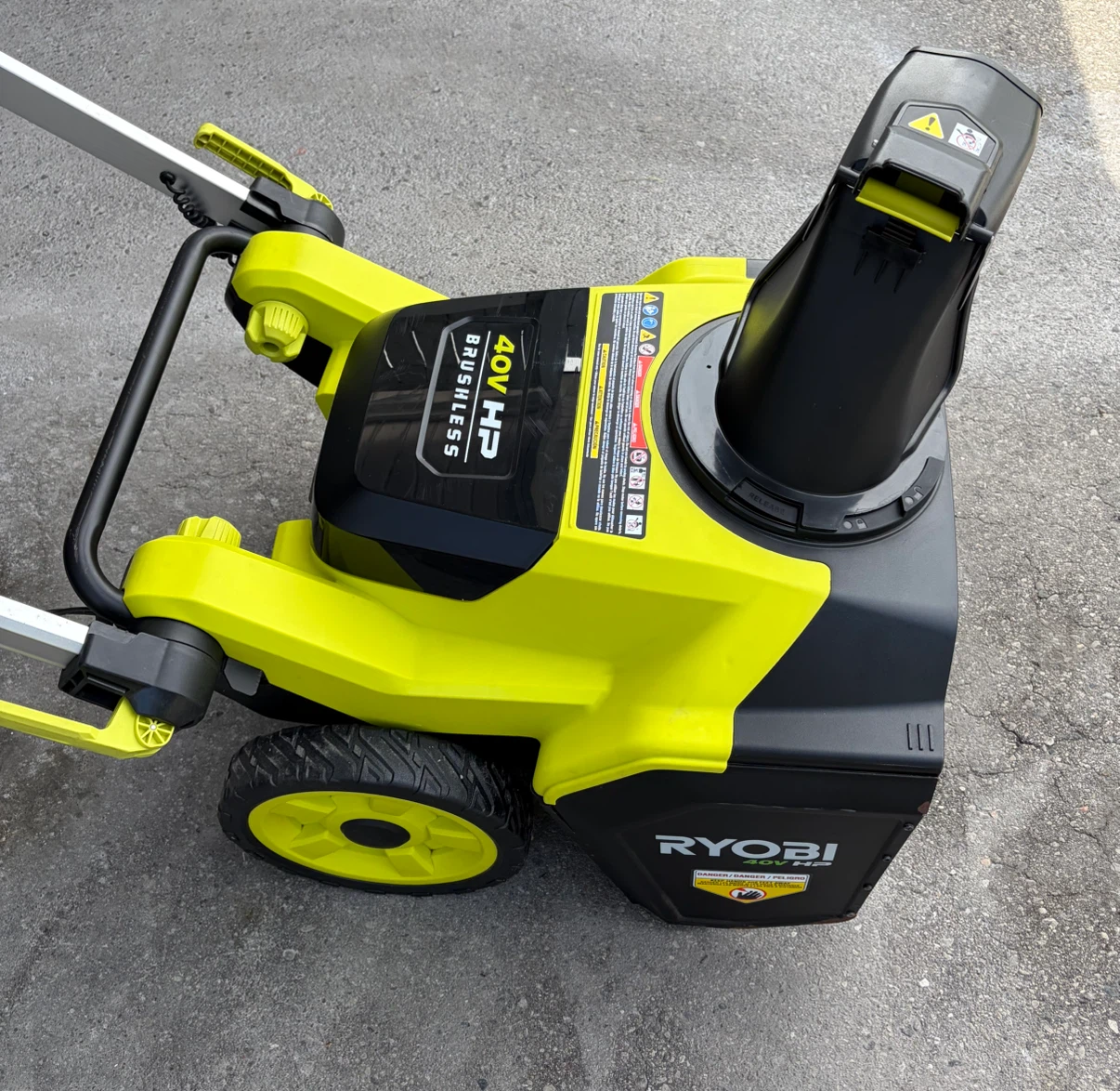 Ryobi 40V HP Brushless Snow Blower - photo 2
