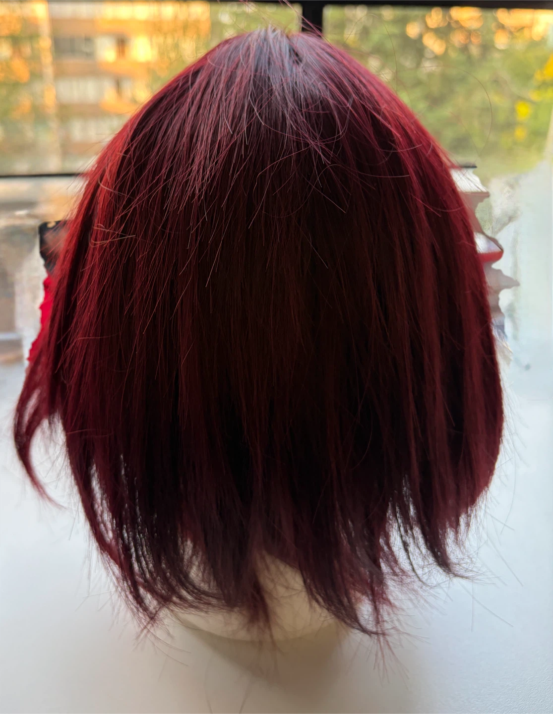 Burgundy Bob Wig - photo 2