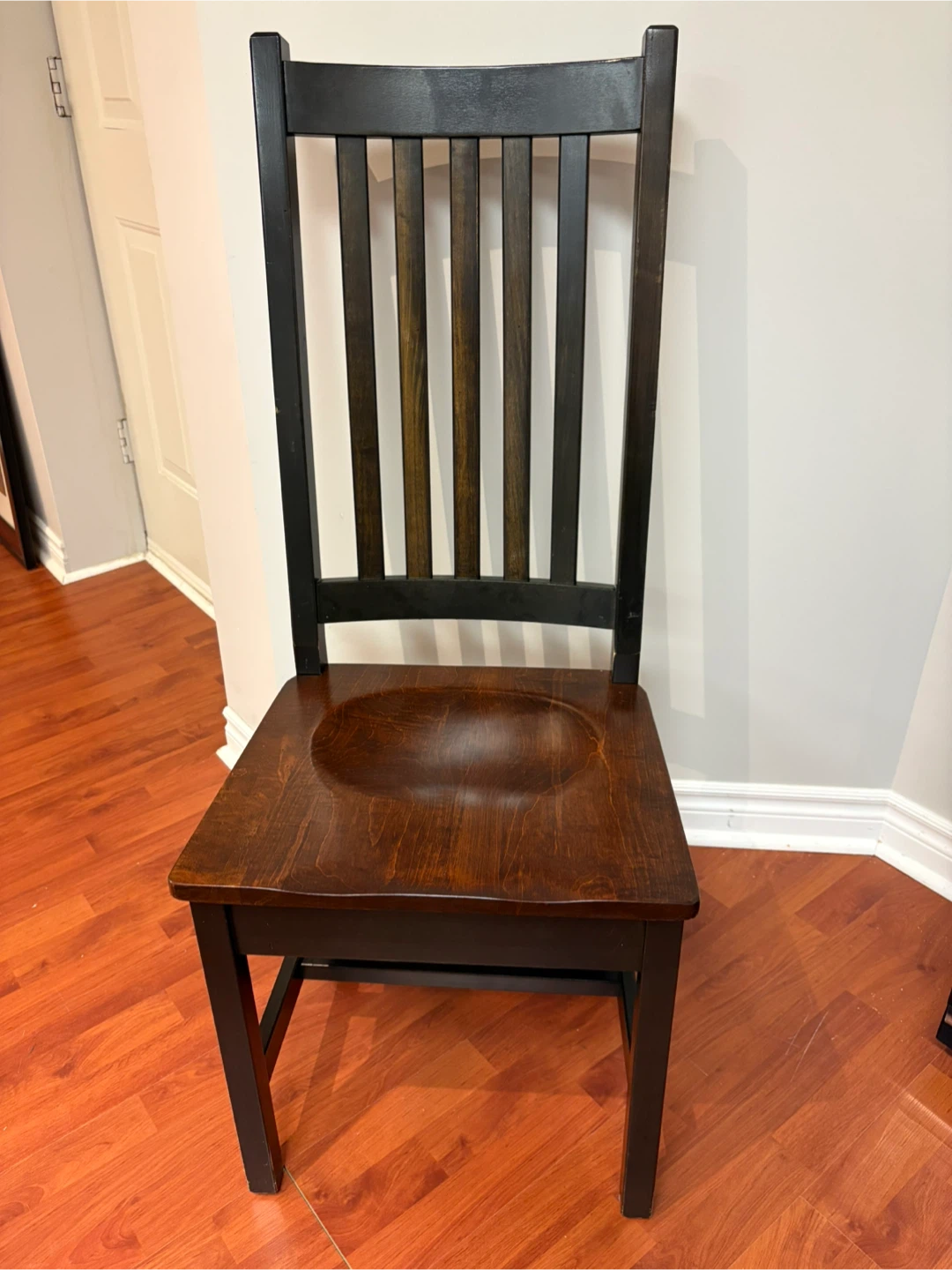 All 4 Wood Dining Chairs $4 each - photo 2