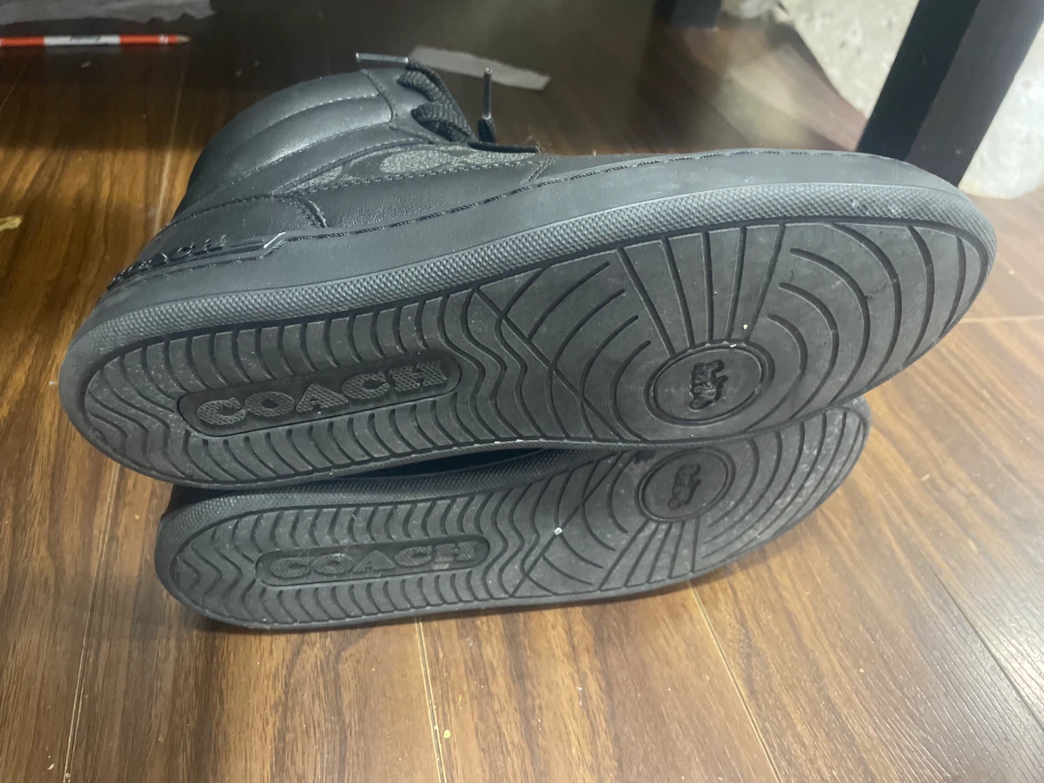 Black COACH High-Top Sneakers - photo 2