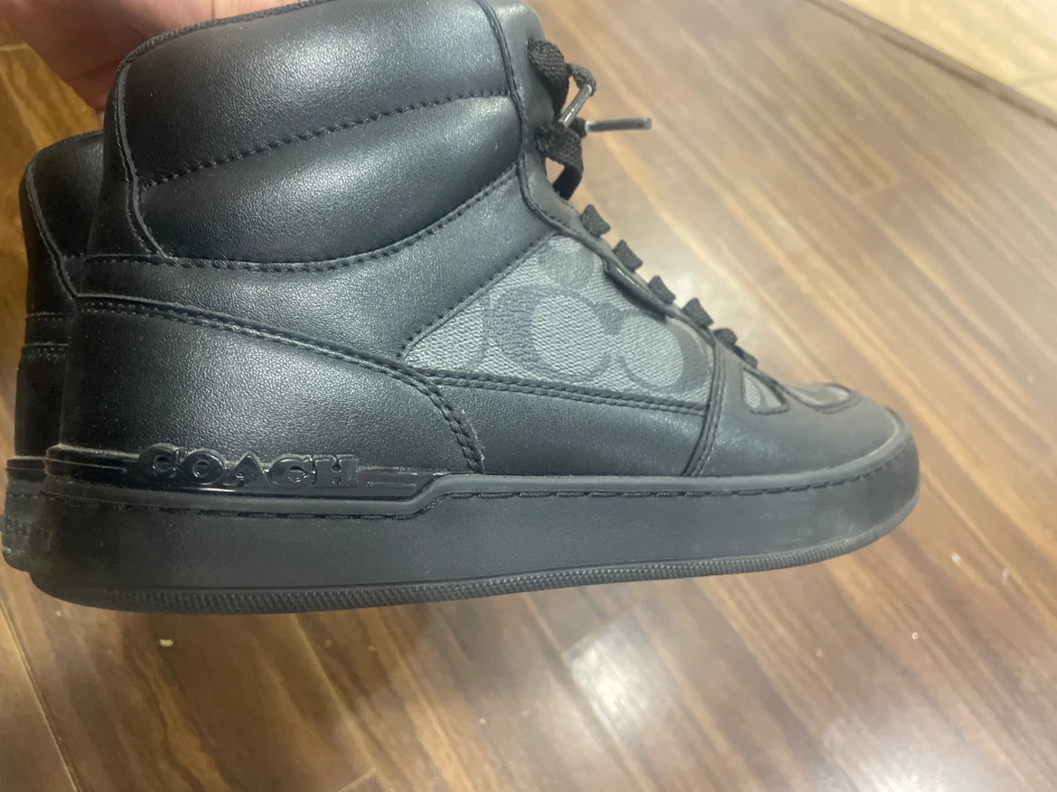 Black COACH High-Top Sneakers - photo 3