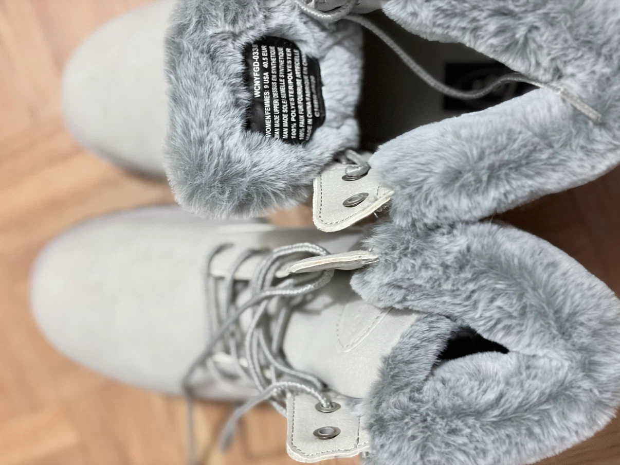 Lugz Women's Faux Fur Lined Boots Gray Size 8 - photo 3