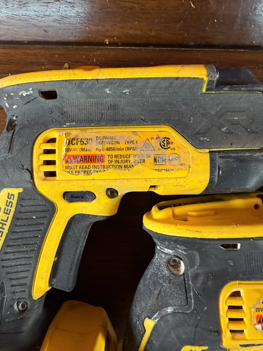 DEWALT 20V MAX XR Brushless Drywall Screwgun DCF630 Tool Only - photo 3