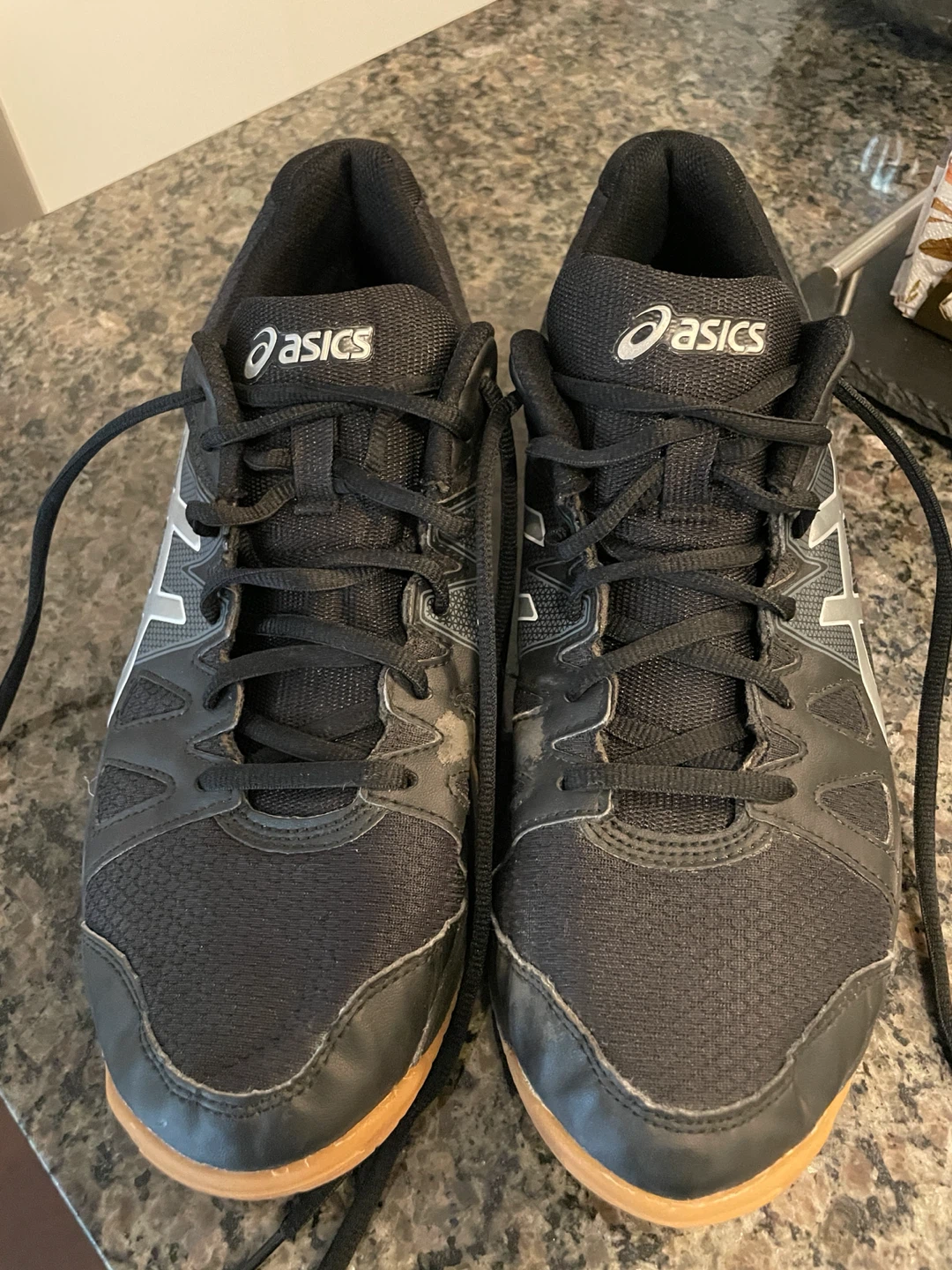 Asics Gel-Upcourt Black Indoor Court Shoes - photo 4