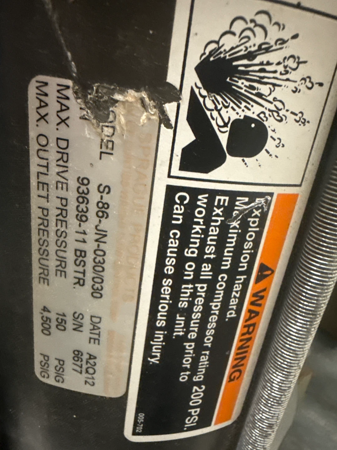 Sprague Products Compressor Unit S-86-JN-030/030 - photo 2