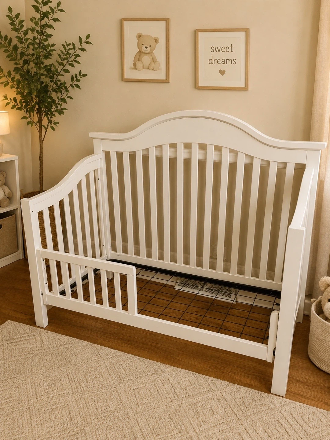 White crib