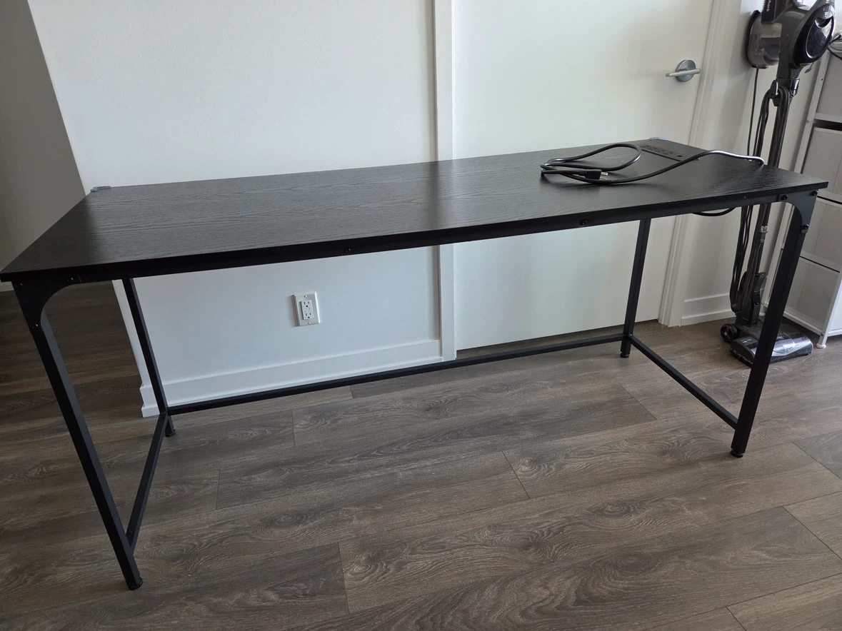 Black Modern Desk - photo 2