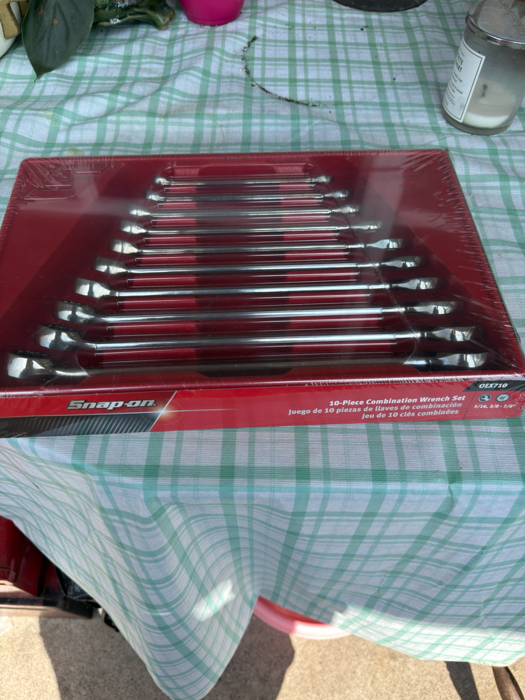 Snap-on OEX710 10pc SAE Combination Wrench Set - Brand New