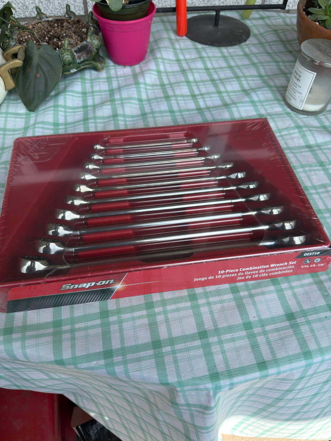 Snap-on OEX710 10pc SAE Combination Wrench Set - Brand New - photo 2