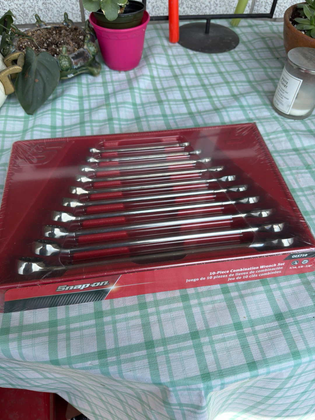 Snap-on OEX710 10pc SAE Combination Wrench Set - Brand New - photo 4