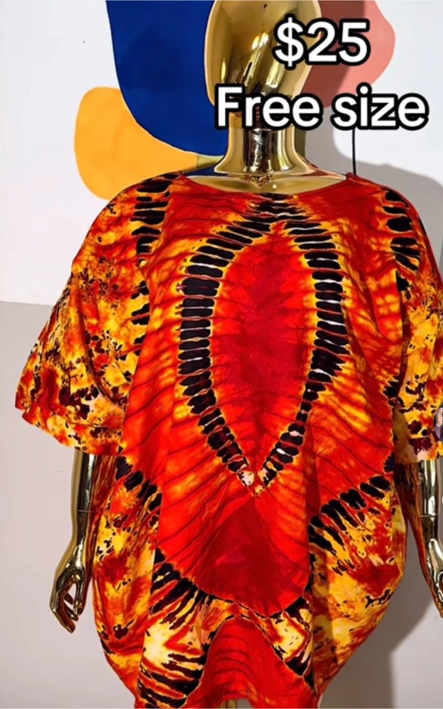 Free Size African Kaftan Dress - photo 2