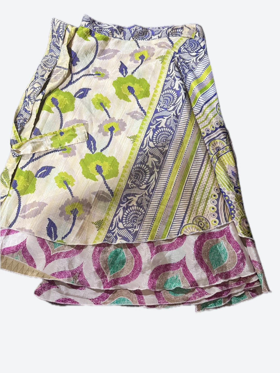 100% Silk wrap  Skirt