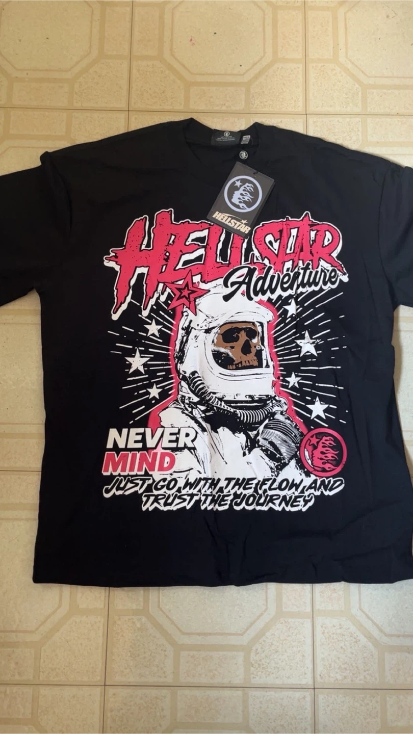 Hellstar Adventure T-Shirt Medium Black - photo 5