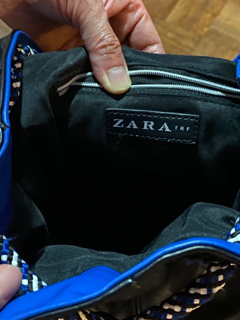 ZARA TRF Black Faux Leather Backpack - photo 3