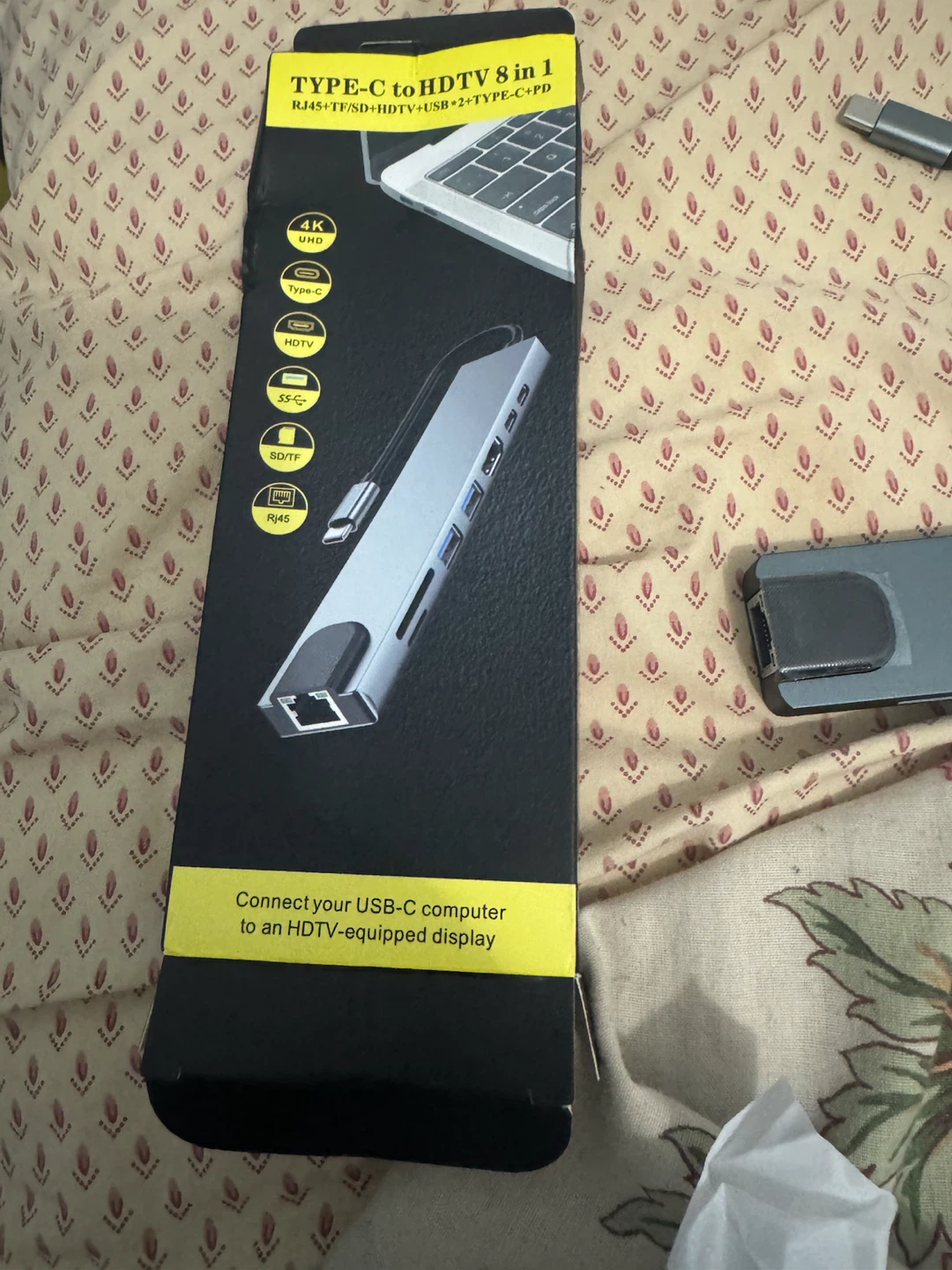 Type-C to HDTV 8 in 1 Hub Adapter - photo 2