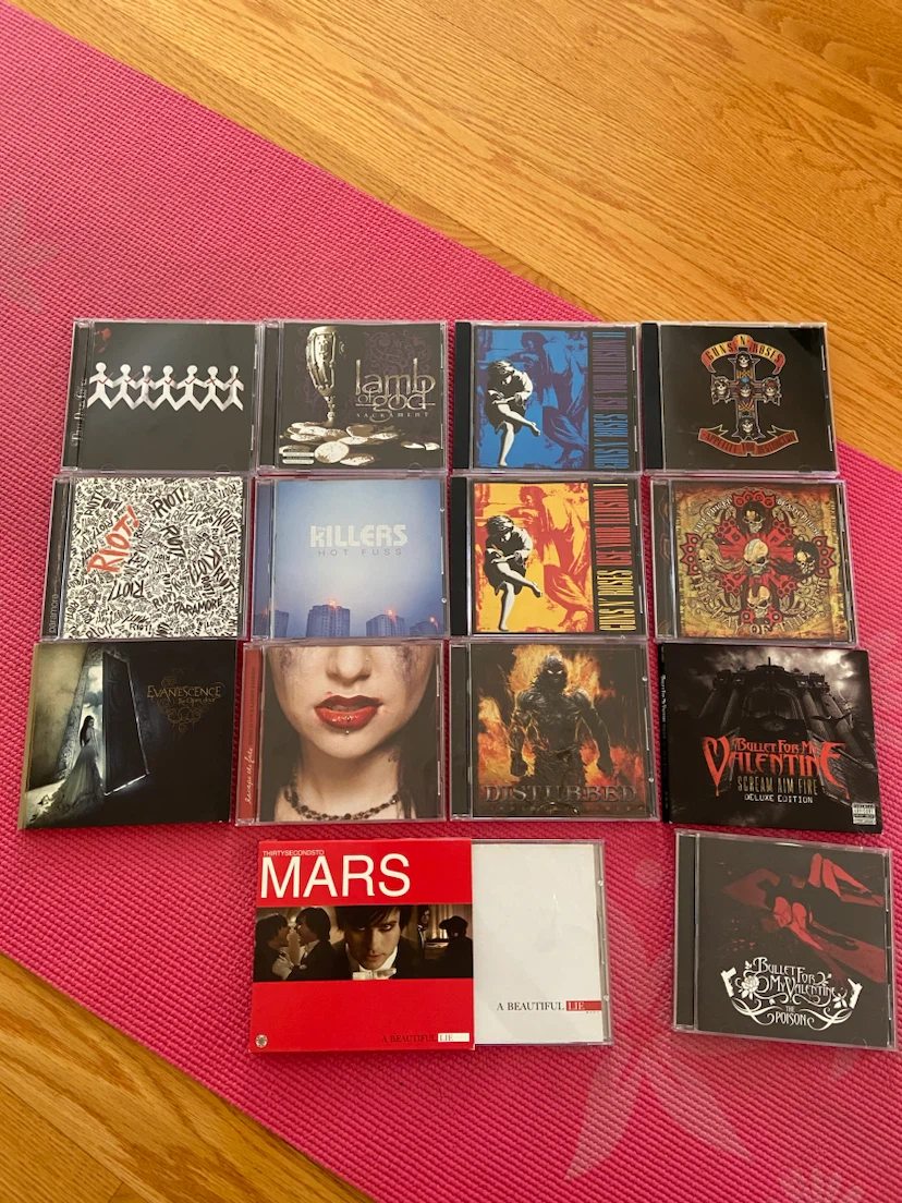 Lot of rock/metal cds