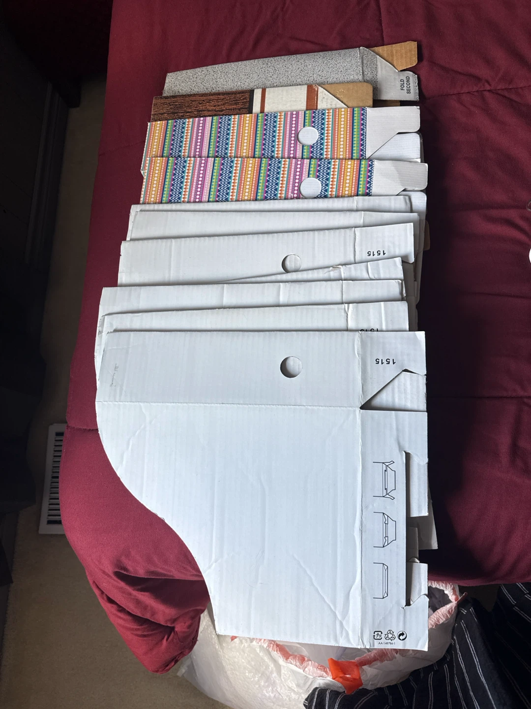 Cardboard Magazine/paper holders