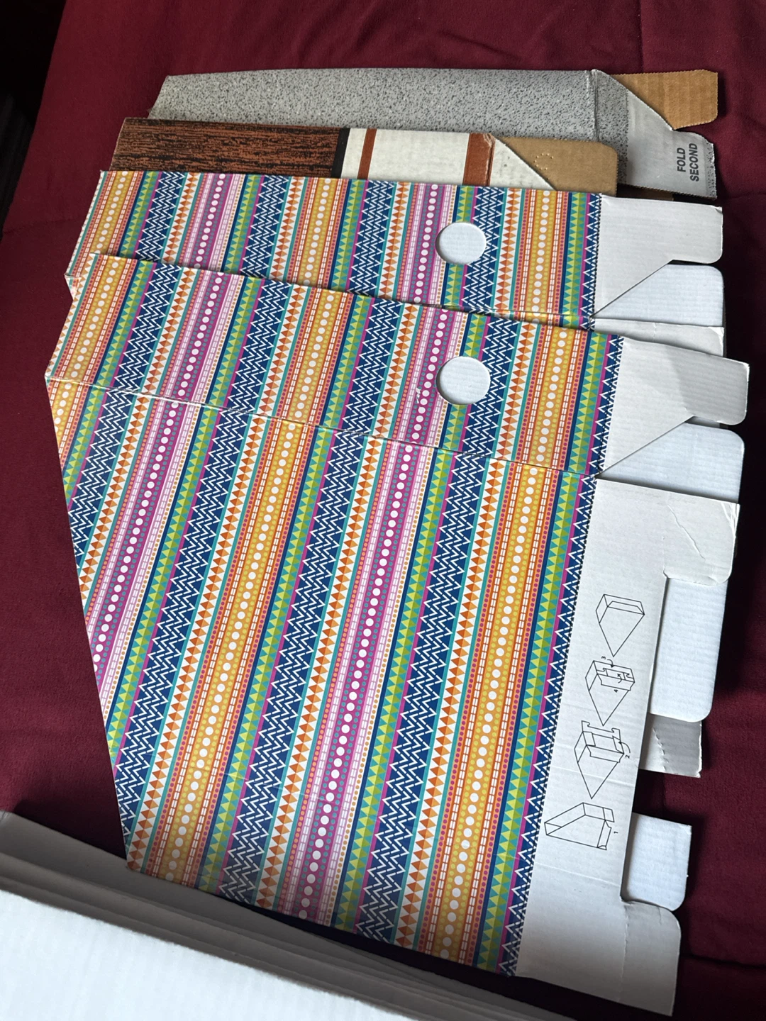 Cardboard Magazine/paper holders - photo 3