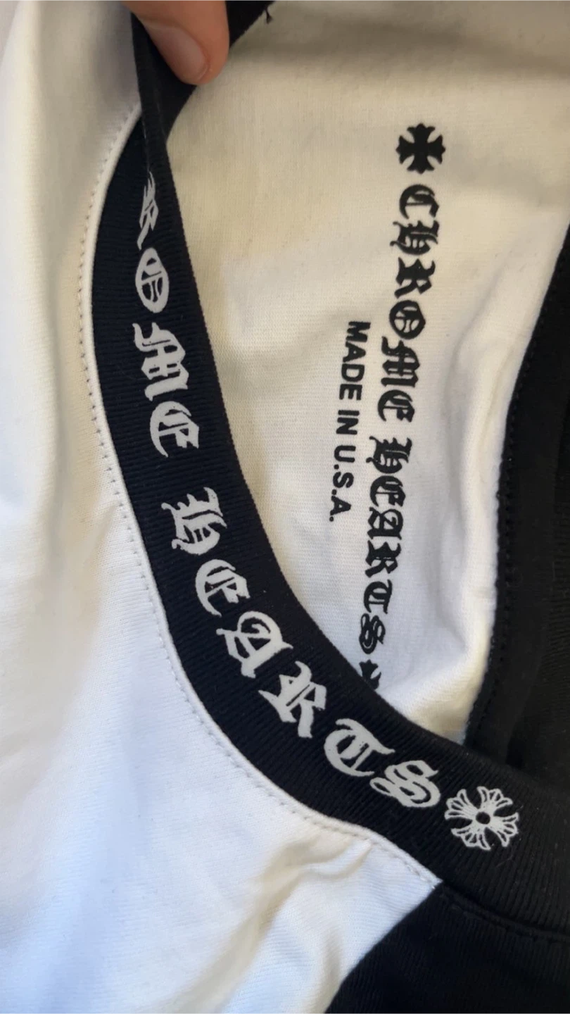 Chrome Hearts Long Sleeve Baseball T-Shirt - photo 2