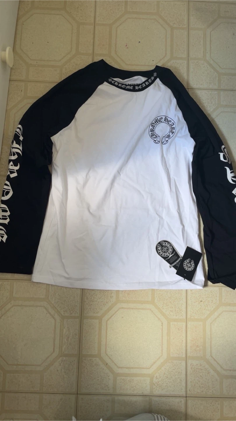 Chrome Hearts Long Sleeve Baseball T-Shirt - photo 5