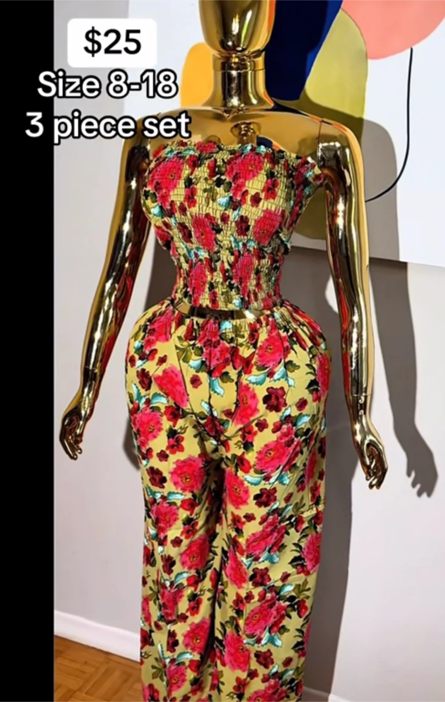 Floral 3-Piece Set Size 8-18 - photo 2