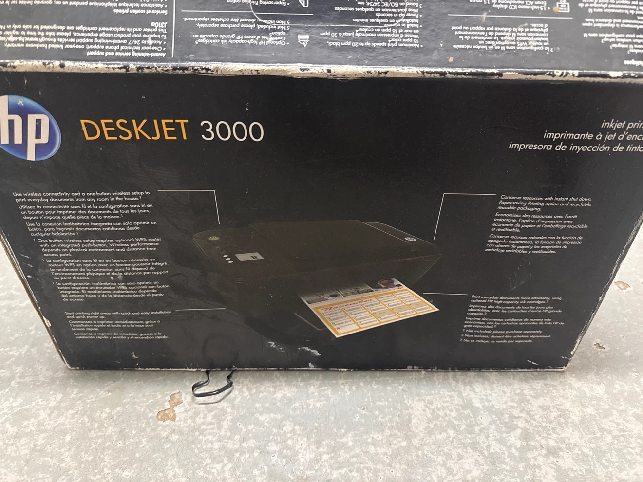 HP Deskjet 3000 Printer - photo 2