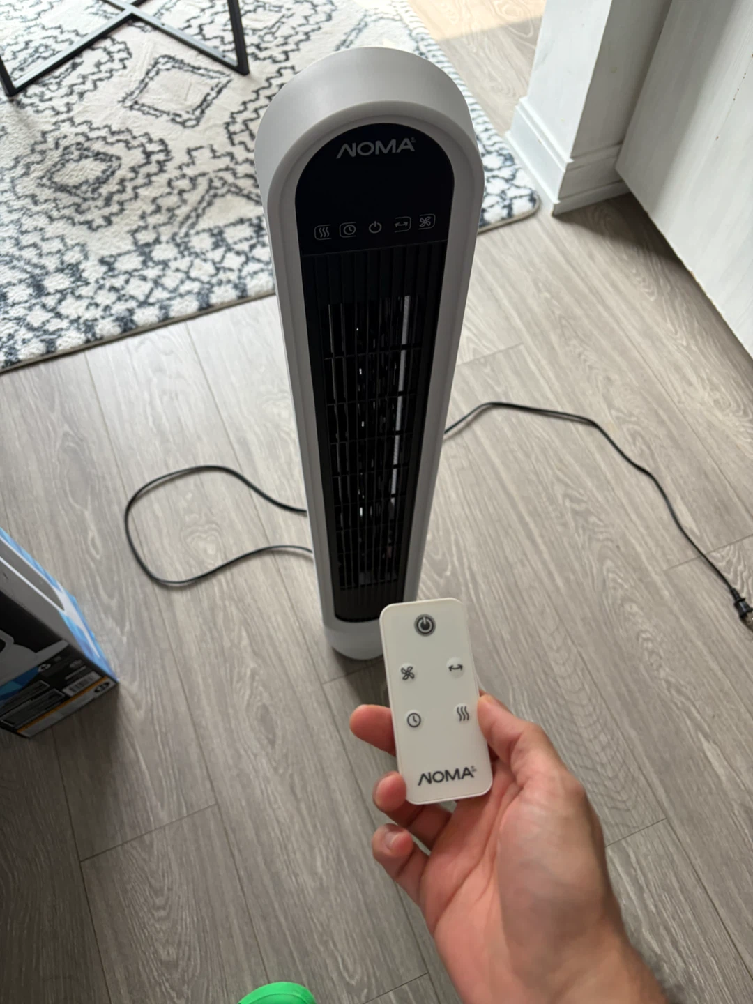 NOMA 36” digital tower fan with remote - photo 3