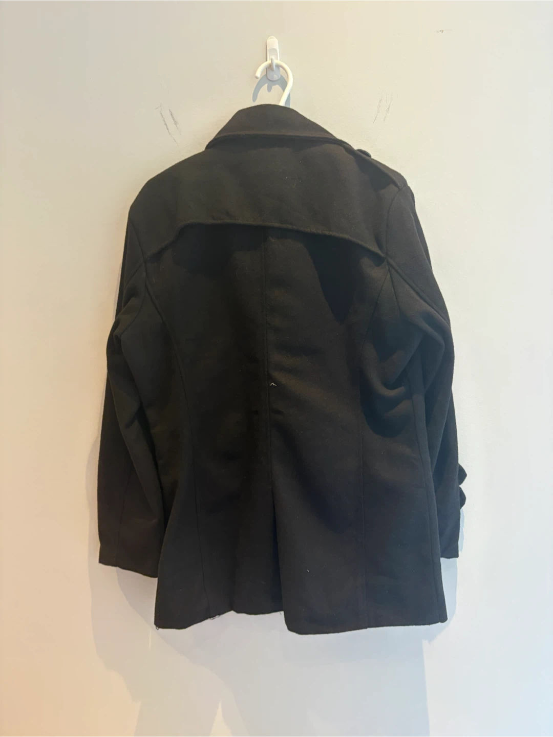 BAO ER DUN Black Double-Breasted Coat - XL - photo 4