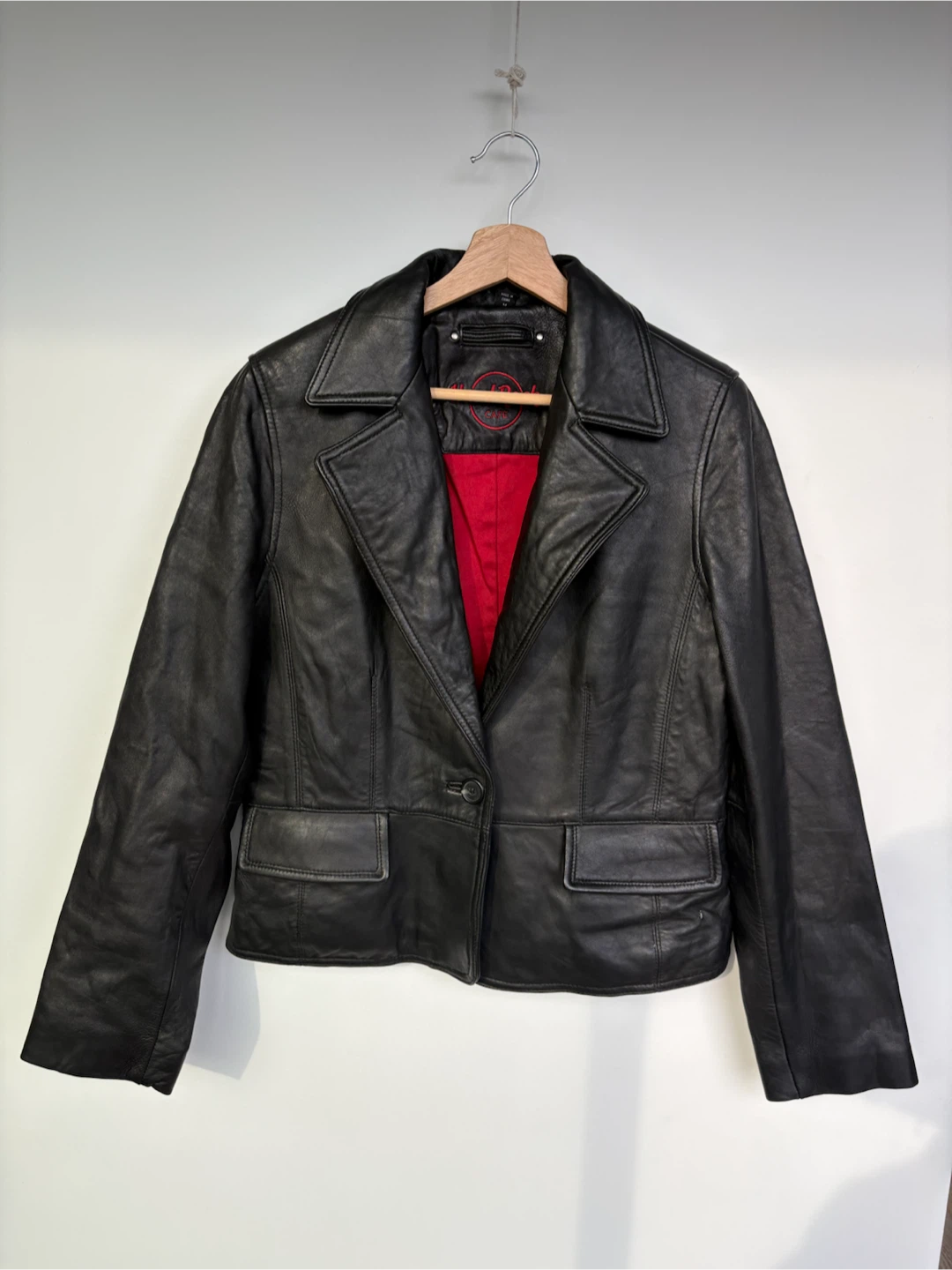 Black Hard Rock Cafe Leather Jacket