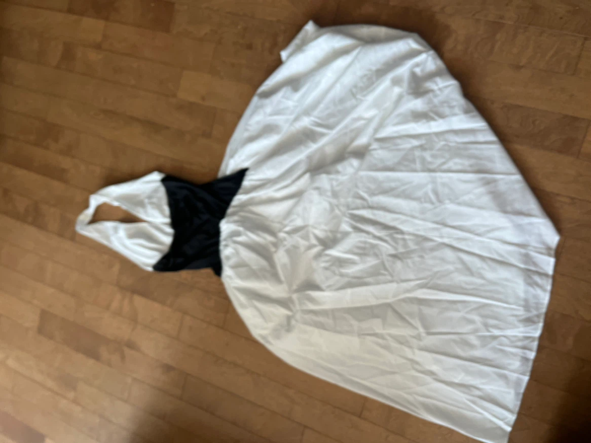 White and Black Halter Dress - photo 3